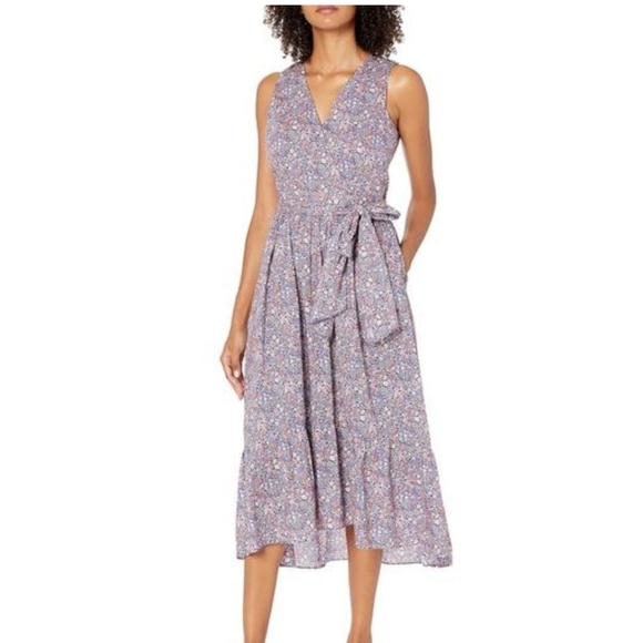 New J. Crew Liberty Of London Kayoko Dress with Bow Detail - Picture 2 of 5